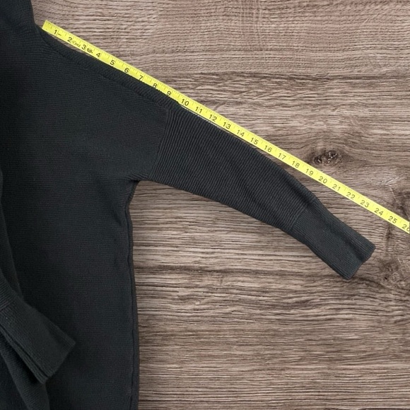 Free People Ottoman Slouchy Mock Neck Pullover Sweater Turtleneck Black Sz: S/P - Picture 11 of 12